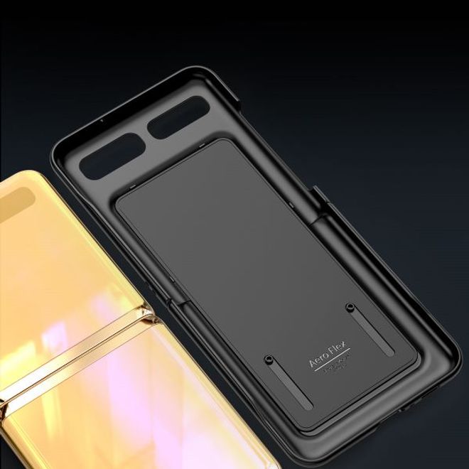 Araree - Galaxy Z Flip Hülle - Case aus Plastik - Aero Flex Series - schwarz