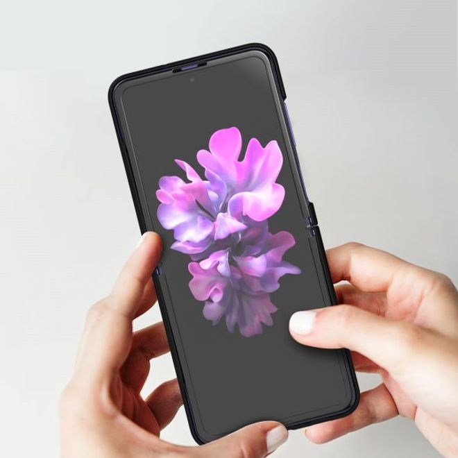 Araree - Galaxy Z Flip Hülle - Case aus Plastik - Aero Flex Series - schwarz