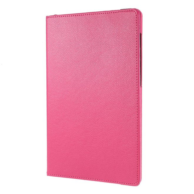 Samsung Galaxy Tab S7 Hülle - 360° rotierbares Case aus Leder - rosa