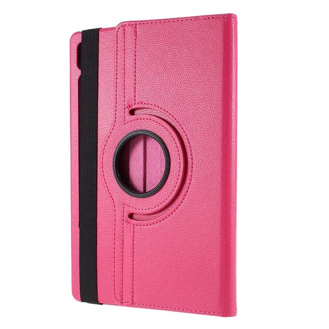 Samsung Galaxy Tab S7 Hülle - 360° rotierbares Case aus Leder - rosa