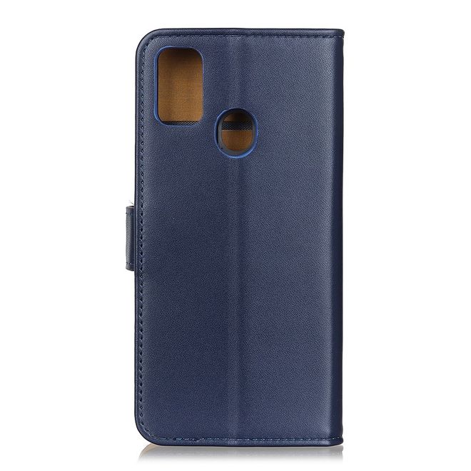 Huawei Honor Play 9A Handy Hülle - Classic II Leder Bookcover Series - blau