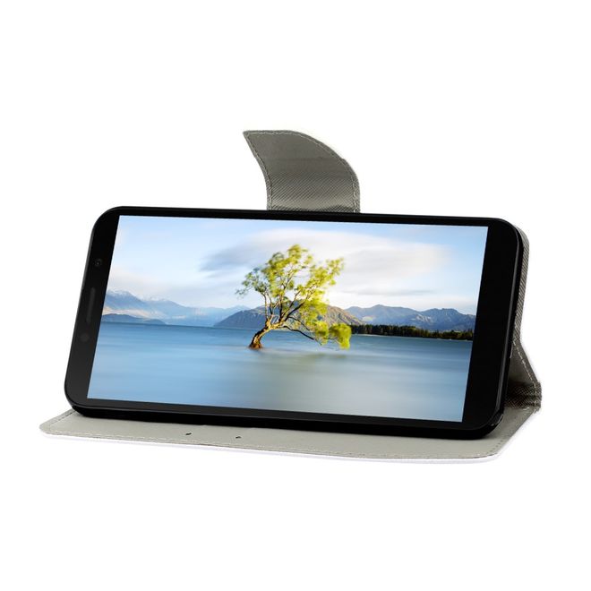 Huawei Y5p Handy Hülle - Leder Bookcover Image Series - Gänseblümchen