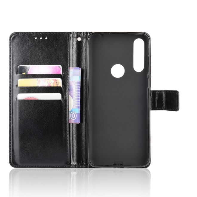 Alcatel 1S (2020) / 3L (2020) Handyhülle - Crazy Horse III Leder Series Case - schwarz