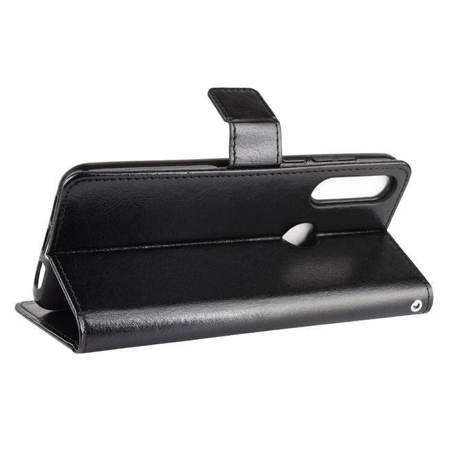 Alcatel 1S (2020) / 3L (2020) Handyhülle - Crazy Horse III Leder Series Case - schwarz