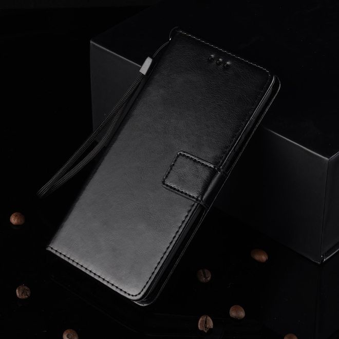 Alcatel 1S (2020) / 3L (2020) Handyhülle - Crazy Horse III Leder Series Case - schwarz