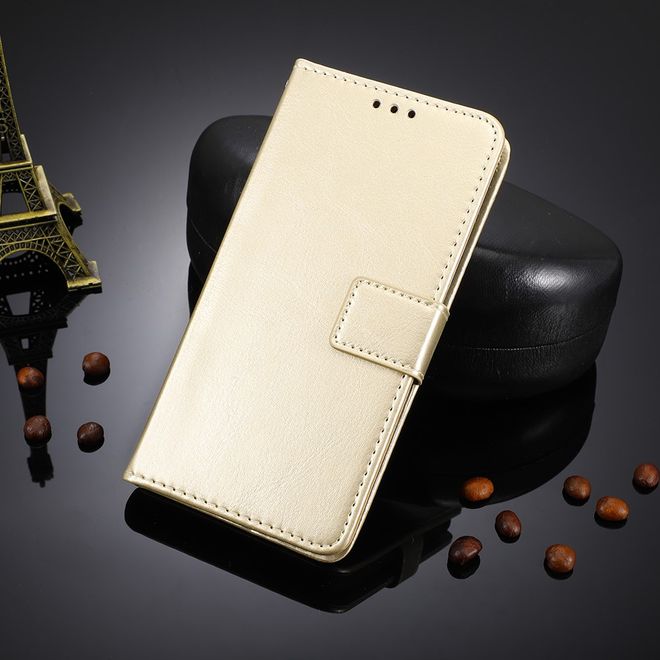 Alcatel 1S (2020) / 3L (2020) Handyhülle - Crazy Horse III Leder Series Case - gold