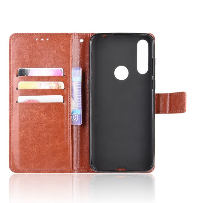 Alcatel 1S (2020) / 3L (2020) Handyhülle - Crazy Horse III Leder Series Case - braun