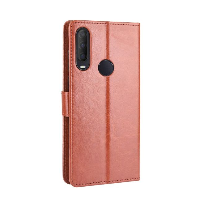 Alcatel 1S (2020) / 3L (2020) Handyhülle - Crazy Horse III Leder Series Case - braun