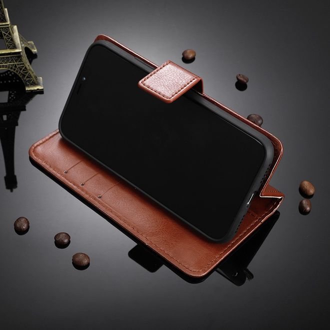 Alcatel 1S (2020) / 3L (2020) Handyhülle - Crazy Horse III Leder Series Case - braun