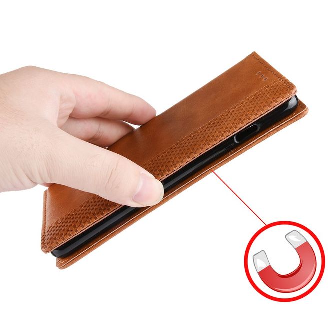 Alcatel 1S (2020) / 3L (2020) Handy Hülle - Retro Leder Bookcover Series - braun