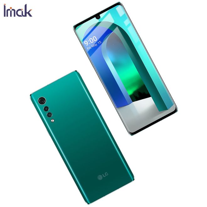 Imak - LG Velvet Schutzglas Displayschutz - Panzer Glas - 3D Curved - transparent