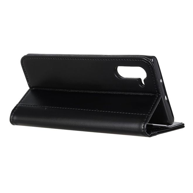 OnePlus Nord Handy Hülle - Classic V Leder Bookcover Series - schwarz