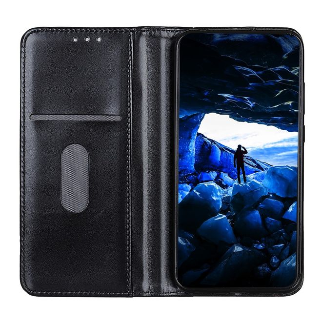 OnePlus Nord Handy Hülle - Classic V Leder Bookcover Series - schwarz