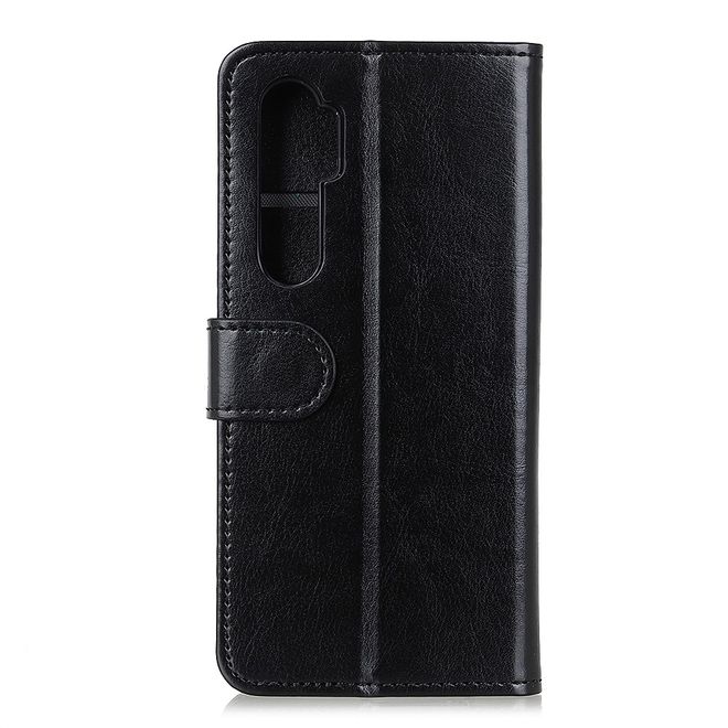 OnePlus Nord Handyhülle - Crazy Horse Leder Bookcover Series - schwarz