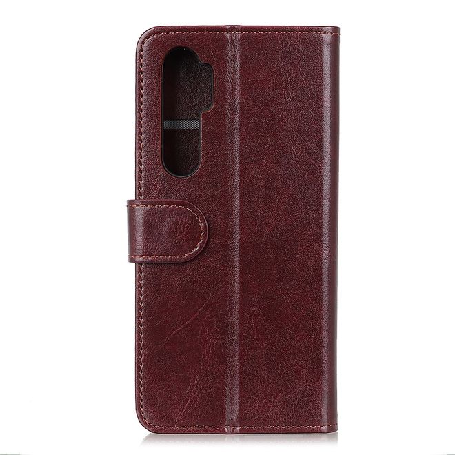 OnePlus Nord Handyhülle - Crazy Horse Leder Bookcover Series - braun