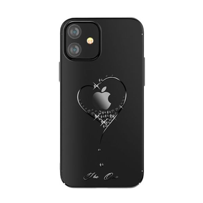 Kingxbar - iPhone 12 mini Schutzhülle - Case mit Swarovski Kristallen - Wish Series - schwarz