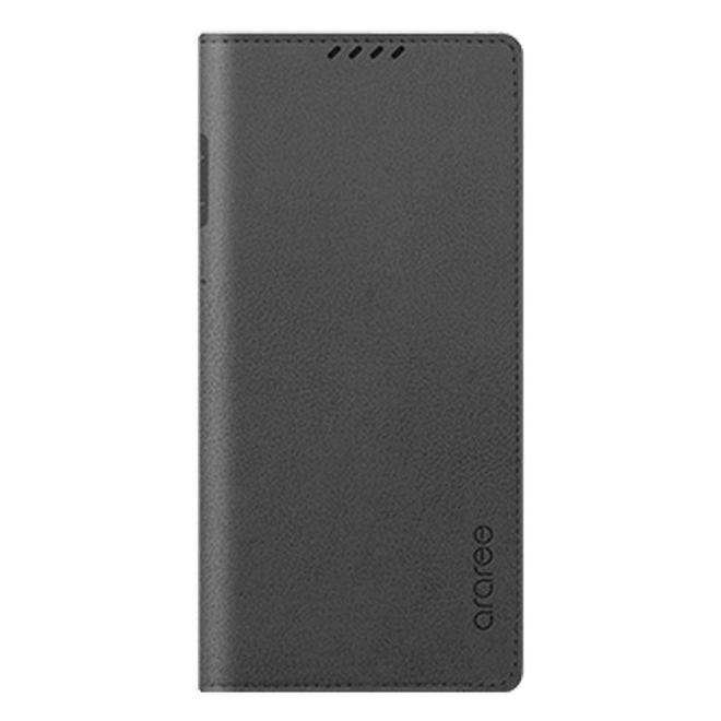 Araree - Samsung Galaxy Note 20 Hülle - Case aus Leder - Mustang Diary Series - grau