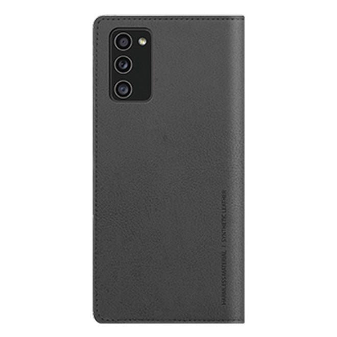Araree - Samsung Galaxy Note 20 Hülle - Case aus Leder - Mustang Diary Series - grau