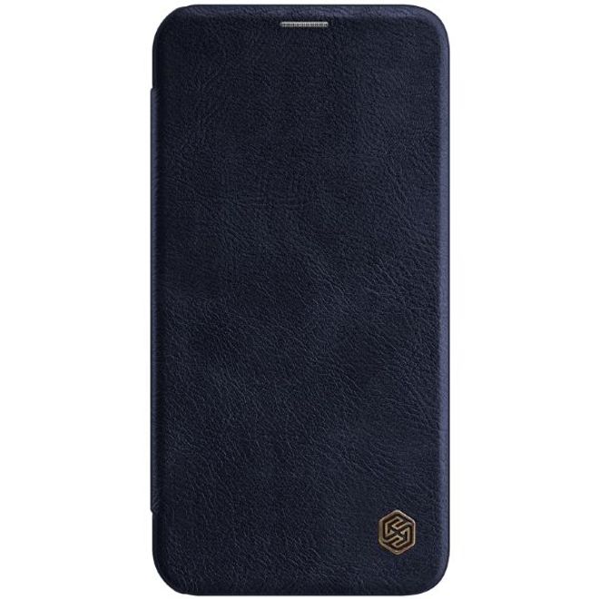 Nillkin - iPhone 12 / iPhone 12 Pro Hülle - Leder Book Case - Qin Series - blau