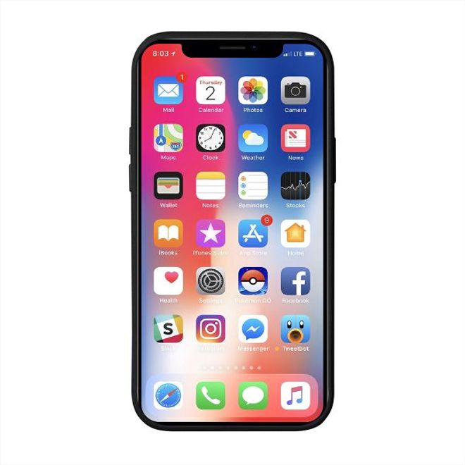 Coque pour iPhone 12 Pro Max - Série Silicone Liquide - noire