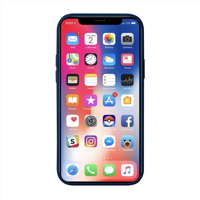 iPhone 12 Pro Max Case - Liquid Silicone Series - dark blue