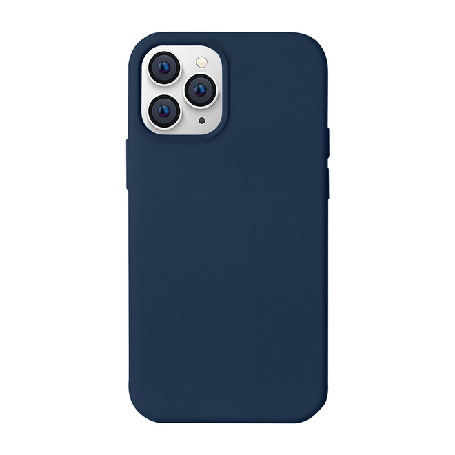 iPhone 12 Pro Max Case - Liquid Silicone Series - dark blue