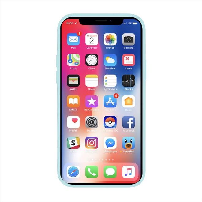 iPhone 12 Pro Max Case - Liquid Silicone Series - pastell mint