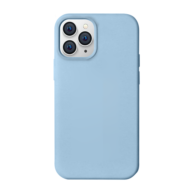 Coque pour iPhone 12 Pro Max - Série Silicone Liquide - violet