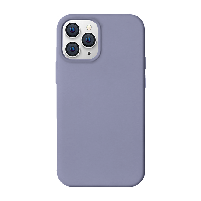Coque pour iPhone 12 Pro Max - Série Silicone Liquide - lavande