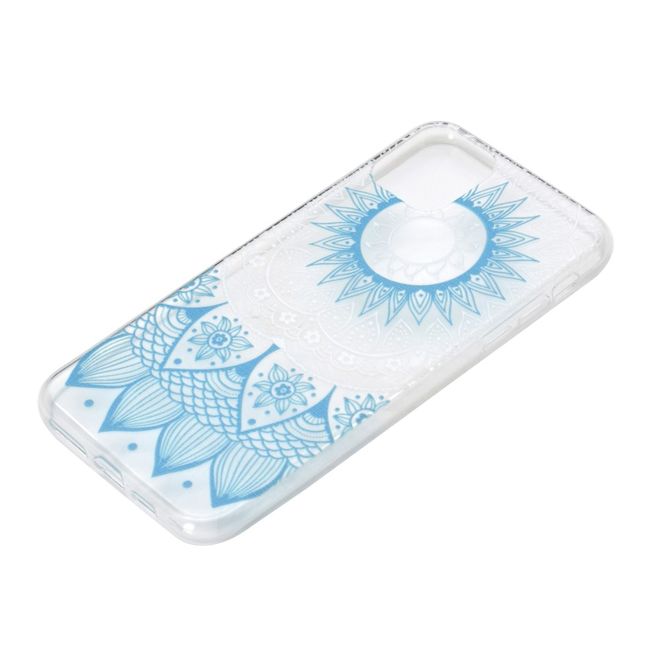 Coque pour iPhone 12 Pro Max - Série Image Plastic - Fleurs bleues