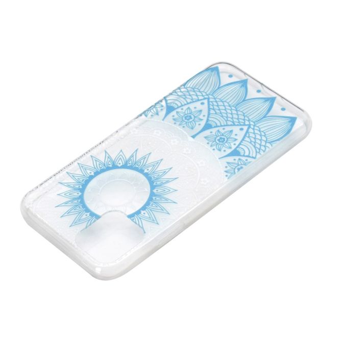 Coque pour iPhone 12 Pro Max - Série Image Plastic - Fleurs bleues