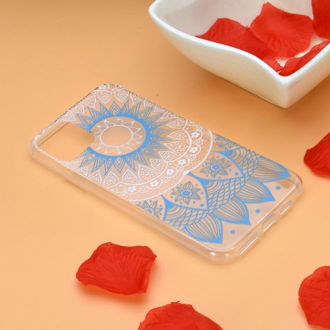 Coque pour iPhone 12 Pro Max - Série Image Plastic - Fleurs bleues