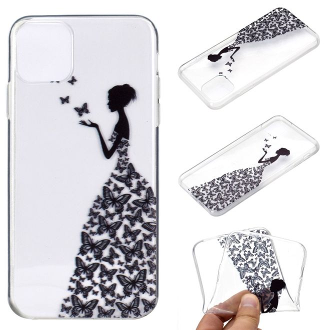 iPhone 12 mini Handyhülle - Softcase Image Plastik Series - Schmetterlingsmädchen