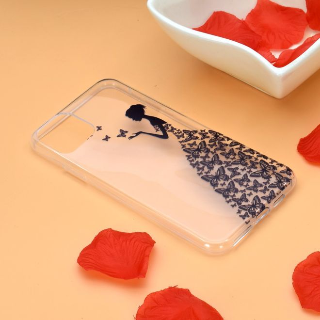 iPhone 12 mini Handyhülle - Softcase Image Plastik Series - Schmetterlingsmädchen