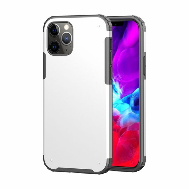 Coque pour iPhone 12 - Coque en plastique robuste - Blanche