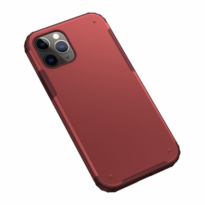 Coque pour iPhone 12 - Coque en plastique robuste - Rouge