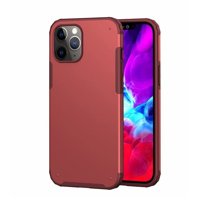 Coque pour iPhone 12 Pro Max - Coque robuste en plastique - Rouge