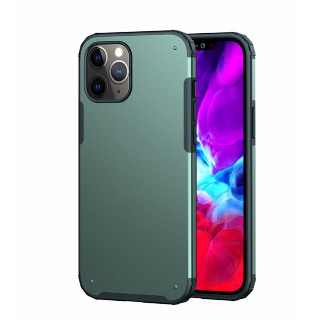 iPhone 12 Pro Max Hülle - Robustes Plastik Case - grün