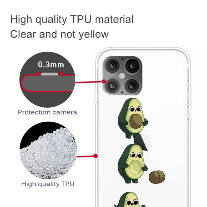 Coque pour iPhone 12 Pro Max - Série Image Plastic - Motifs avocat
