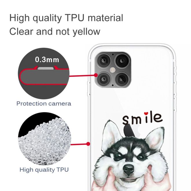 Coque pour iPhone 12 Pro Max - Série Image Plastic - Sourire