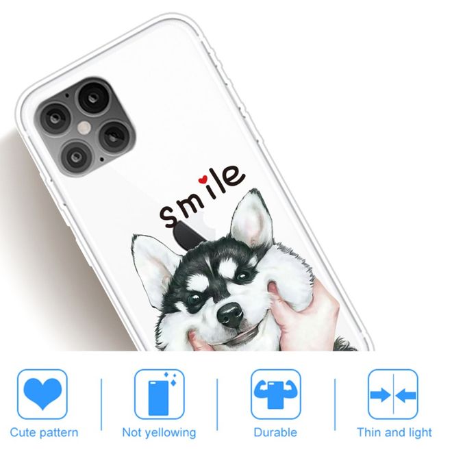 Coque pour iPhone 12 Pro Max - Série Image Plastic - Sourire