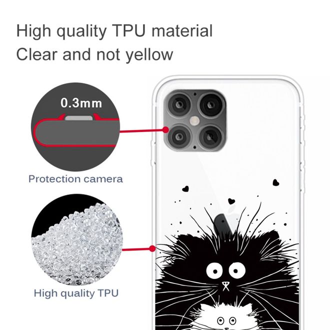 Coque pour iPhone 12 Pro Max - Série Image Plastic - Deux chats