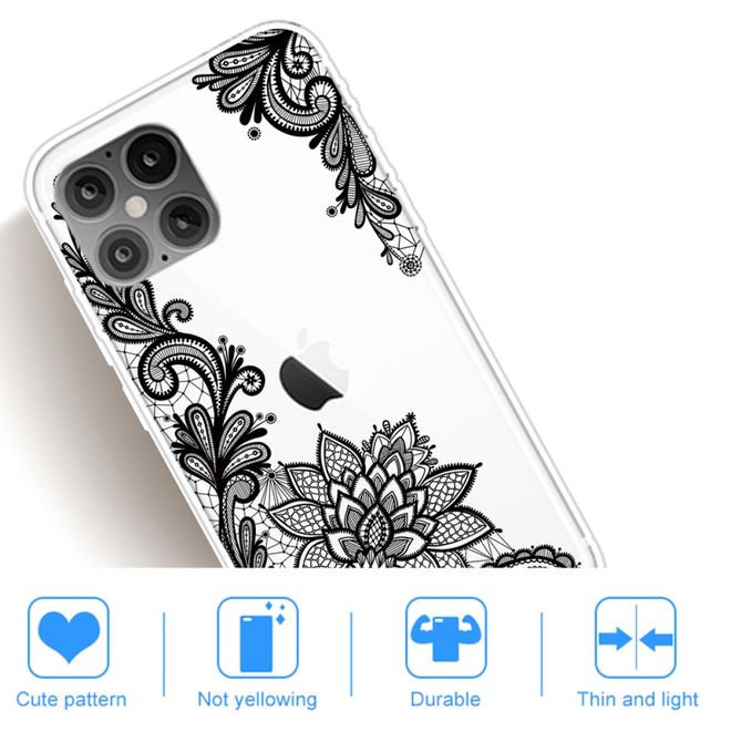 Coque pour iPhone 12 Pro Max - Série Image Plastic - Motif floral