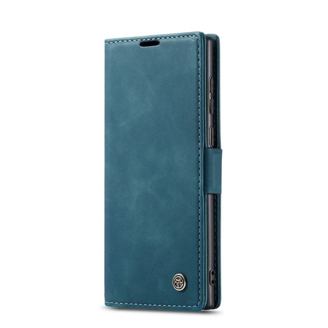 Caseme - Samsung Galaxy Note 20 Ultra Hülle - Leder Flip Wallet Case - grün