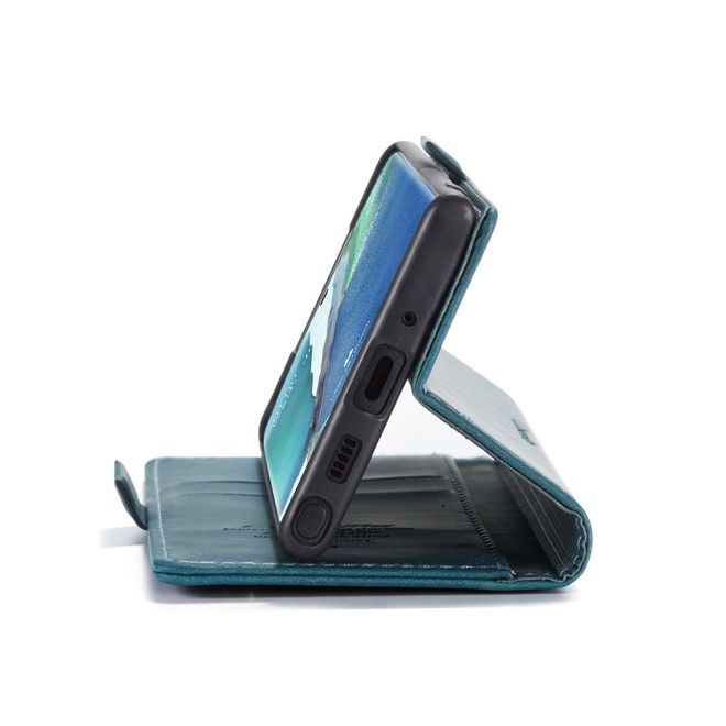 Caseme - Samsung Galaxy Note 20 Ultra Hülle - Leder Flip Wallet Case - grün