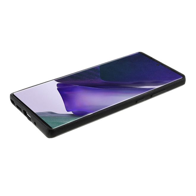 Goospery - Samsung Galaxy Note 20 Handy Hülle - TPU Softcase - Style Lux Series - schwarz