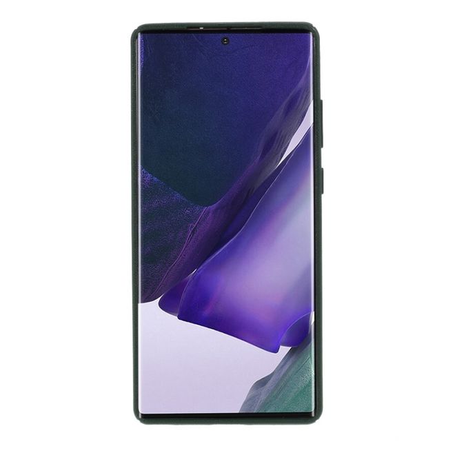 Goospery - Samsung Galaxy Note 20 Handy Hülle - TPU Softcase - Style Lux Series - grün
