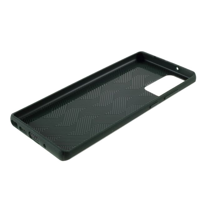 Goospery - Samsung Galaxy Note 20 Handy Hülle - TPU Softcase - Style Lux Series - grün