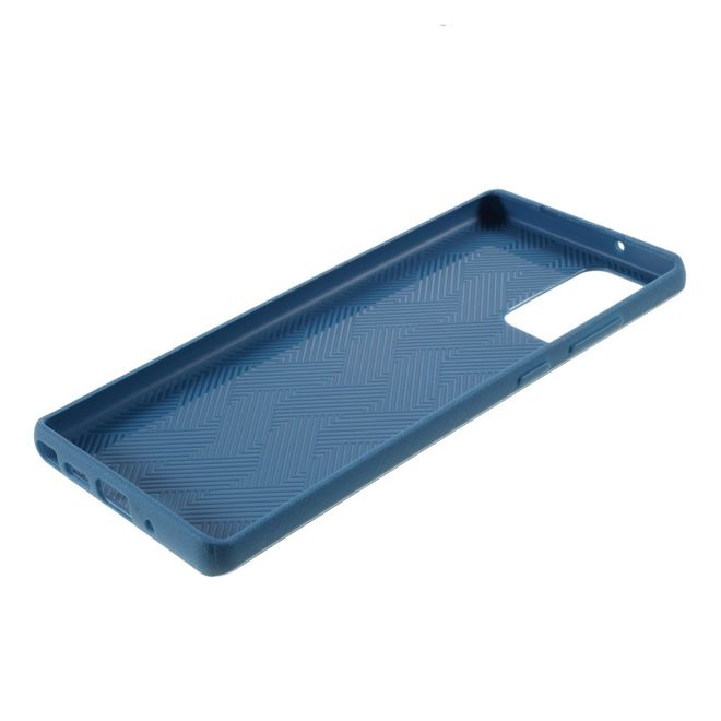 Goospery - Samsung Galaxy Note 20 Handy Hülle - TPU Softcase - Style Lux Series - hellblau