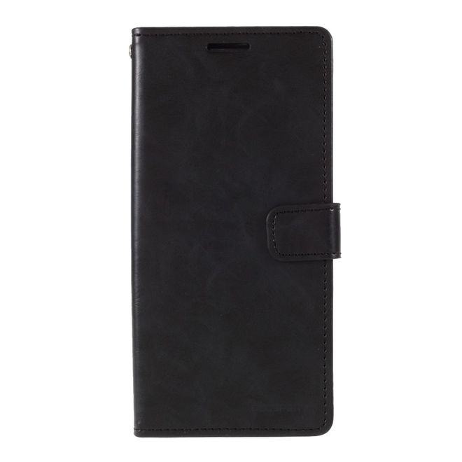 Goospery - Samsung Galaxy Note 20 Hülle - Leder Bookcover - Bluemoon Diary Series - schwarz